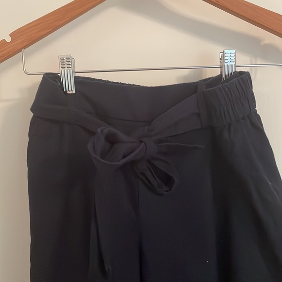 Jcrew Navy Blue Linen Pants size 0 - Picture 2 of 4